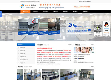建站案例-河南實驗室設備